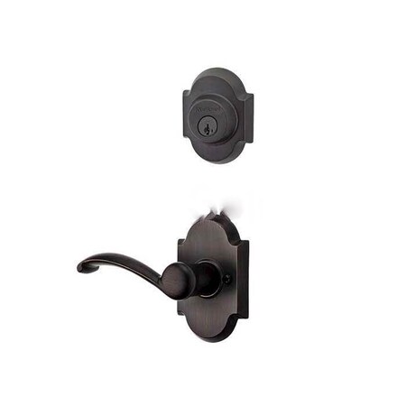 Kwikset Austin Lever Interior Double Cylinder Handleset Trim 967AUL-LH-11P-SMT